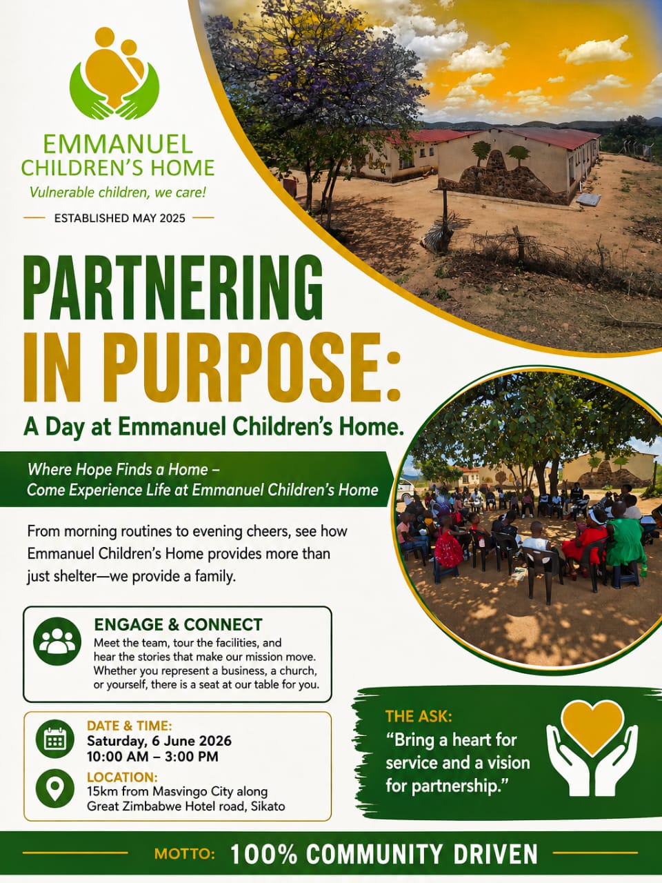 Emmanuel Children's Home in Masvingo Zimbabwe supporting vulnerable children
